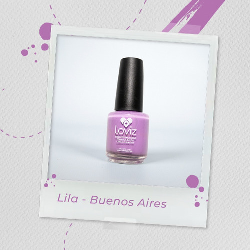 Lila - Buenos Aires | Esmalte De Larga Duración De 15ml