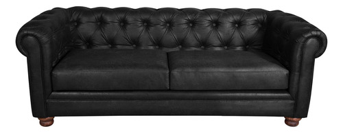 Sofa Florencia 3 Cuerpos Cuero Colorado - Latam Home