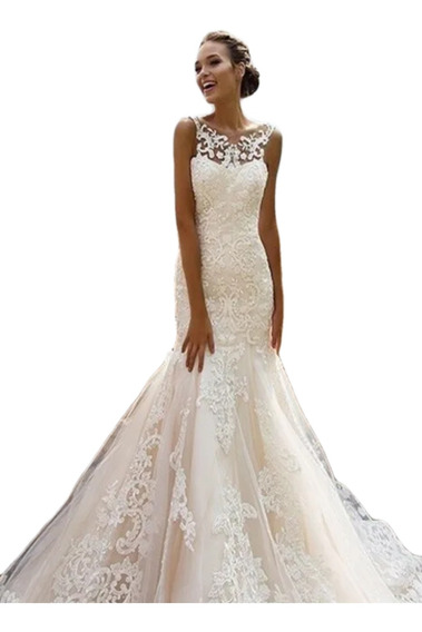 Vestido De Novia Corte Sirena Ivory | MercadoLibre 📦 Vestido De Novia Corte Sirena Ivory | MercadoLibre 📦