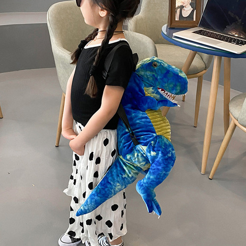 Unicorn Dragon Cartoon Backpack For Blue Color