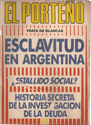 Revista El Porteño Nº 39 Marzo 1985