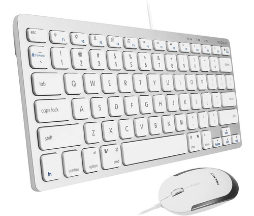 Kit Mouse Y Teclado Con Cable Usb Para Pc Universal | Bla...