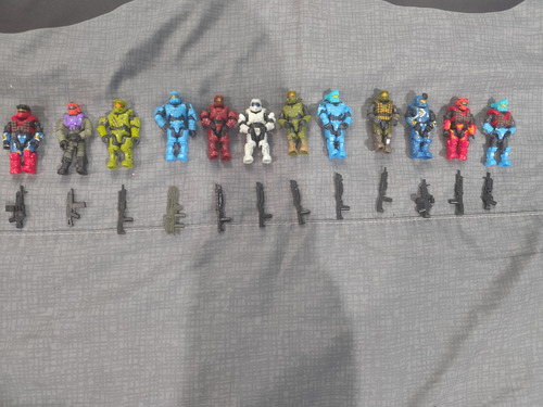 Halo Mega Construx Lote De 12pz Con 12 Armas (Usado)