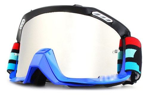Gafas De Ciclismo M30, Color Rojo, Azul Y Transparente, Fox,