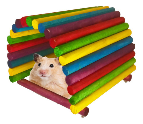 Casinha De Hamster Toca Tunel Brinquedo Criadouro Prea Pet