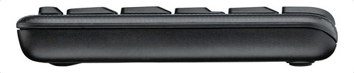 Kit De Teclado Y Mouse Inalámbrico Logitech Mk220 Español Negro Negro