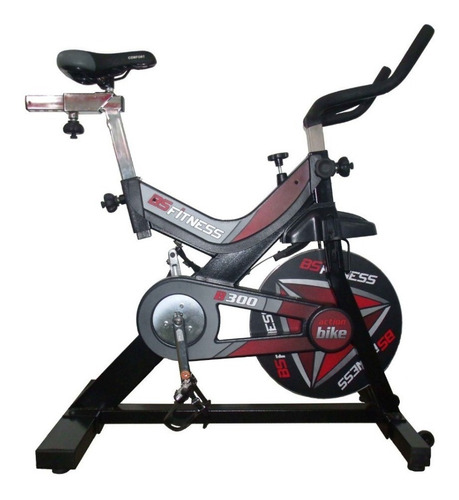 Bicicleta ergométrica BS Fitness B-300 Action para spinning cor preto