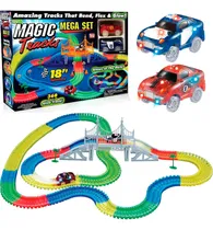 Comprar Pista De Autos Magic Tracks Flexible 360pcs + 2 Autos El Rey