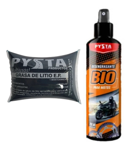 Desengrasante Cadena Moto Bicicleta Y Grasa Litio 60 Gr