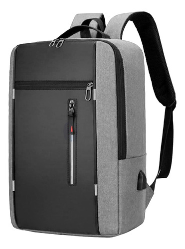 Mochila Urbana Impermeable Con Usb Para Notebook De 15,6.