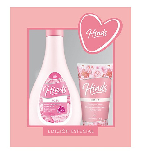 Pack Hinds Rosada 250g+rosa Manos