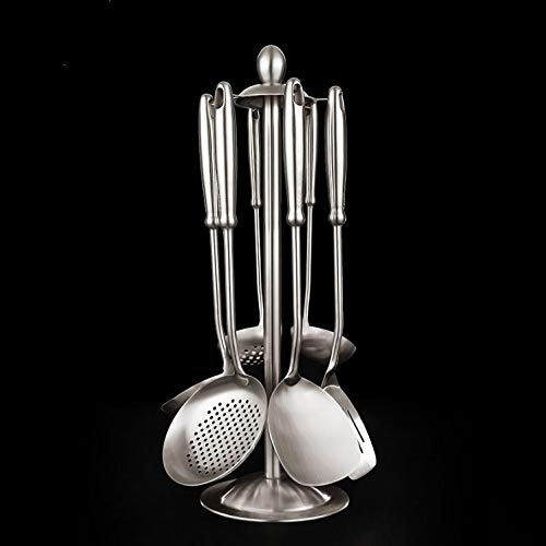 Juego 7 Utensilio Cocina Acero Inoxidable Espatula