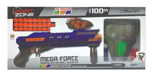 Pistola Dart Zone Ballistixops Mega Force Original