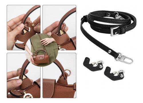 3 Correa De Monedero Para Bolso Correa De Hombro Para Negro