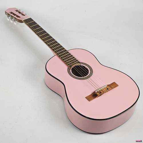 Guitarra Electro Acustica Criolla Funda Pua Colores Color Rosa Claro Material Del Diapasón Madera Orientación De La Mano Diestro
