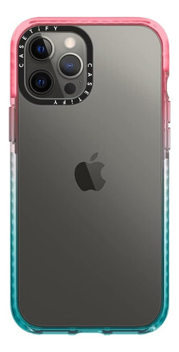 Funda Casetify Para iPhone 12 Pro Max Pink N Teal