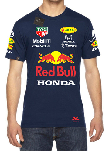 Polera F1 Oracle Red Bull 77 Diseño Exclusivo Verstappen