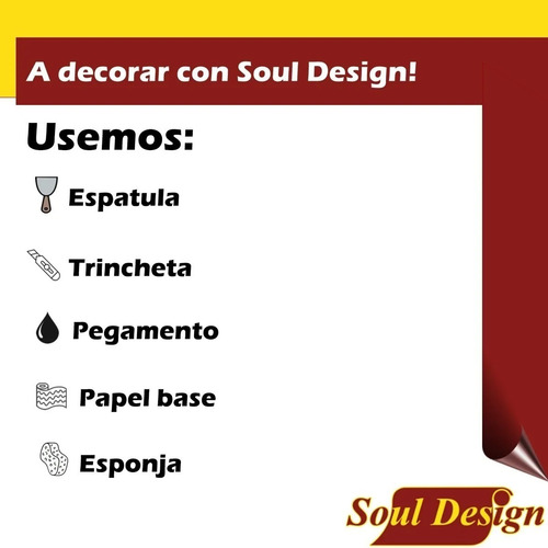 Imagen 8 de 8 de Papel Base Y Adhesivo Polvo X 80gr P/papel Muresco Menvios