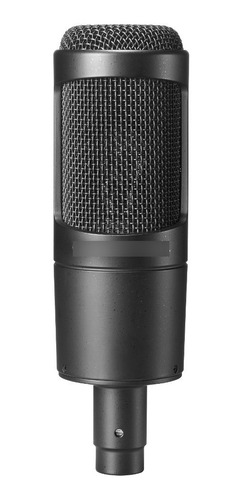 Audio Technica At2035 - Micrófono Condenser Cardioide Para Tomas De Voces. Incluye Shockmount Y Funda 