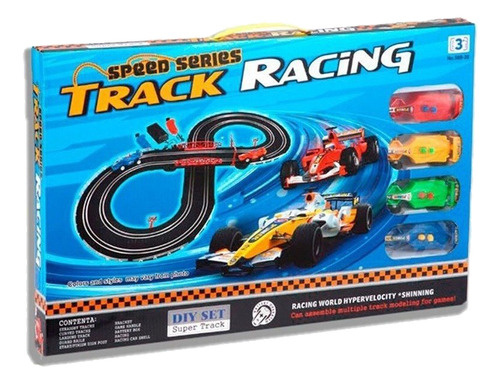 Pista De Autos Tipo Scalextric Track Racing Formila 1 Ck Color Multicolor