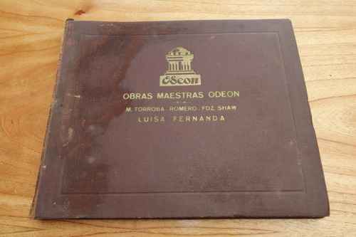 Luisa Fernanda Carpeta Album 4 Discos Obras Maestras Odeon