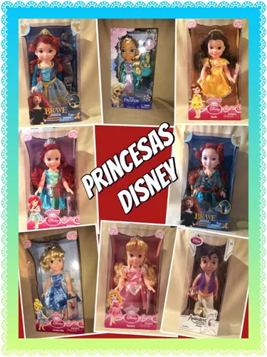 estudio Adulto Christchurch Varias Muñecas Princesas Disney Originales | MercadoLibre