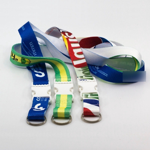 Imagen 3 de 10 de Cintas Lanyards Full Print Desmontable Y Argolla Pack 100u