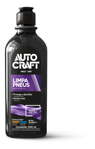 Limpa Pneus Autocraft Limpeza 500ml Proauto