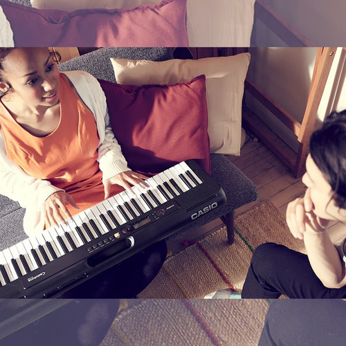 Imagem 4 de 4 de Teclado Musical Casio Ct-s200bkc2-br Preto Com Fonte