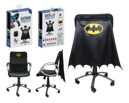 Capa Para Silla De Oficina Batman Liga De La Justicia Negra | Meses sin  intereses