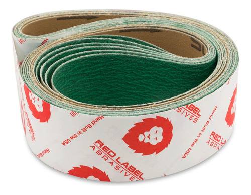 Red Label Abrasives 2 X 48 Pulgadas 120 Grano De Metal Pulid