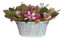 Comprar Jardineira Flores Vaso Floreira + Flores Artificiais