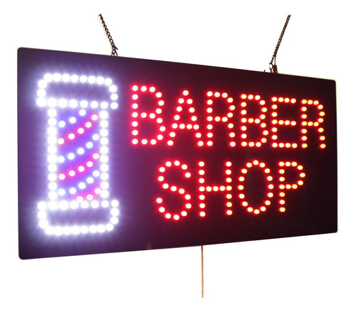 Letrero De Barberia, Letrero Led Super Brillante, Letrero De