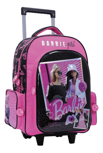 Barbie mochila 18 carro instagram Negro