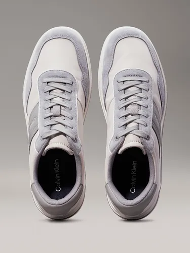 Zapatillas Low Top Lace Up Mix Gris Calvin Klein