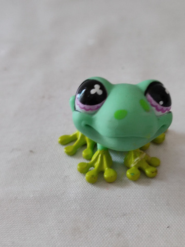 Rana Verde Limon Littlest Pet Shop Hasbro (Usado)