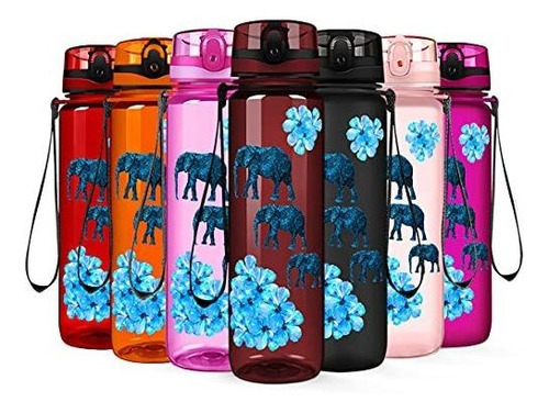 Blue Elephants Red Gloss 32 Oz 1 Liter Motivational Hw4tl