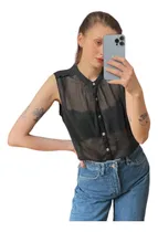 Comprar Camisas Con Transparencia Y Strass, Liquidacion!!! Divinas!