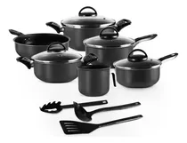 Comprar Conjunto Panelas Antiaderente Marpal 09 Preto Onix