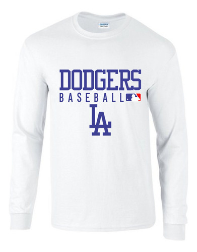 Playera Manga Larga Los Angeles Dodgers - Beisbol