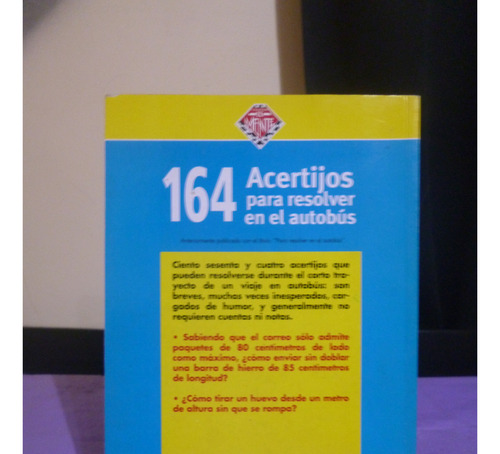164 Acertijos Para Resolver En El Autobús - Quijote (Usado)