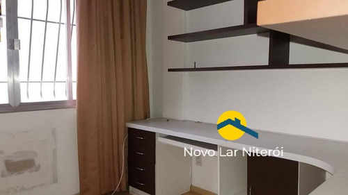 Imagem 12 de 15 de Excelente Apartamento Na Segunda Quadra Da Praia De Icaraí. - 106