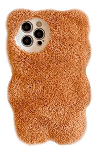 Funda Protectora Para iPhone Peluche Orejas Oso Kawaii