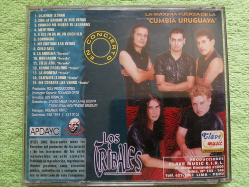 Imagen 4 de 4 de Eam Cdr Los Tribales En Concierto 2002 Cumbia Uruguaya Peru
