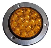 Comprar Stop Luz Fija 16 Led Redondo Aro Camión Autobuses 12\u002F24v 