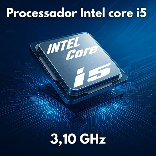 Pc Completo Intel I5 8gb Ssd 120gb Monitor 15 E Fone Headset