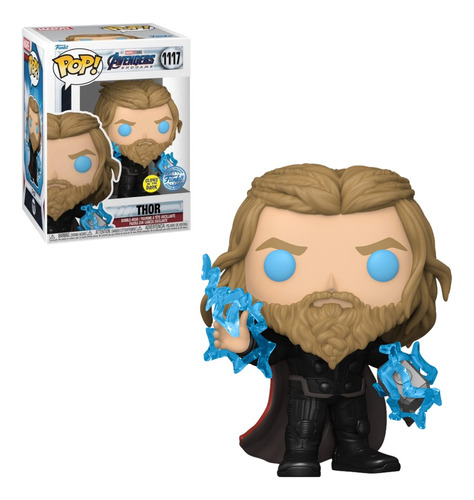 Funko Pop Marvel Endgame Thor With Rays (1117) Special Gitd