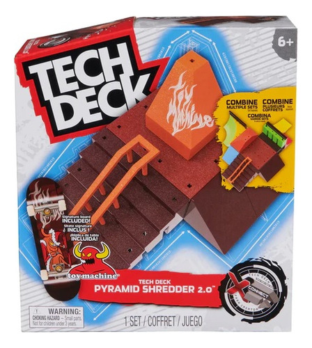 Tech Deck Finger Skate X-connect Rampa Parque Patineta Dedos