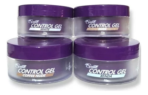 Gel De Unha Speed Control Gel Piubella White 25gr