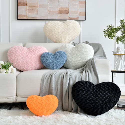 Almofada De Coração Decorativa Zcnyclam Soft Artificial Rabb